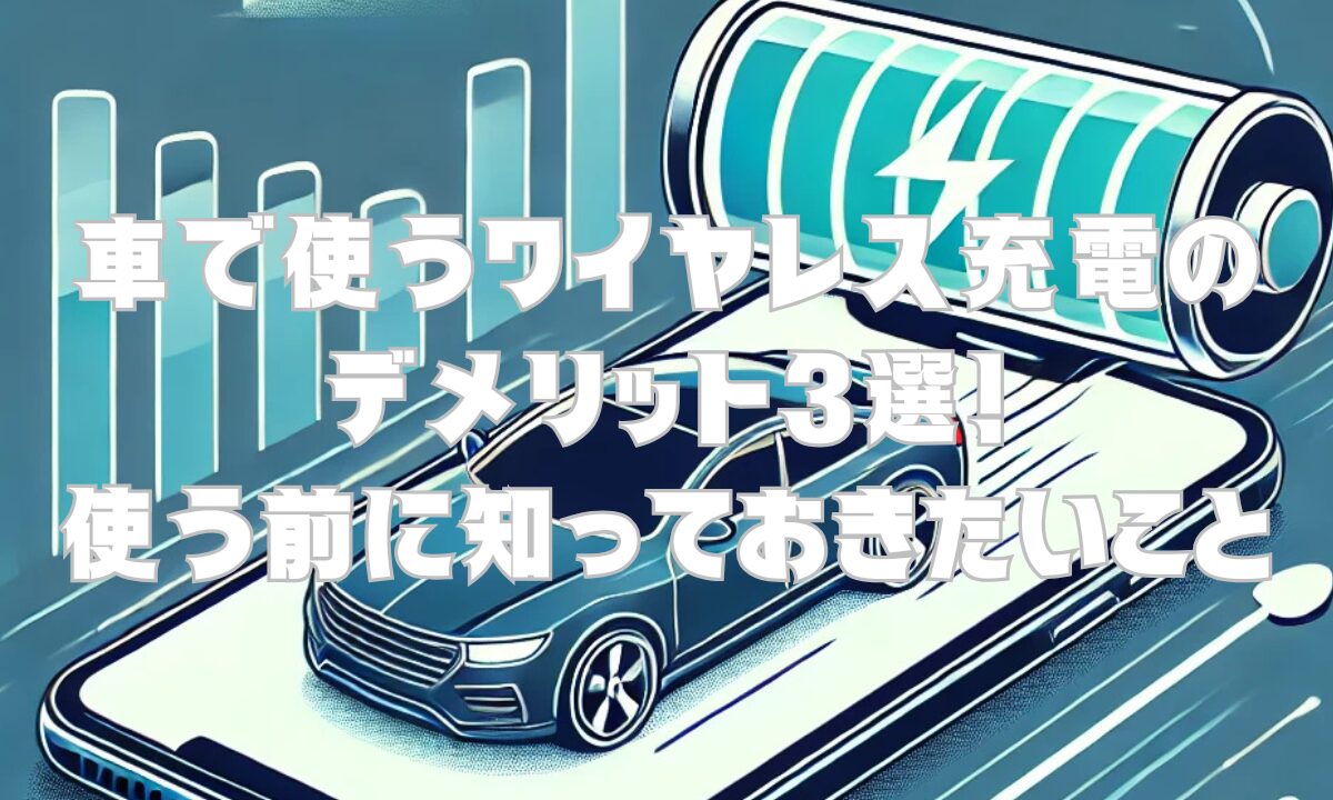 車で使うワイヤレス充電のデメリット3選！使う前に知っておきたいこと