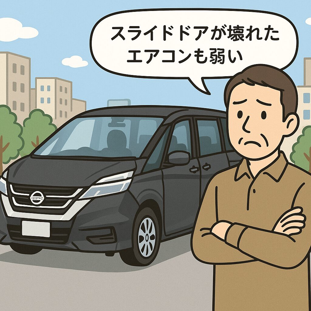 セレナは壊れやすいのか？他車種と比較してみた