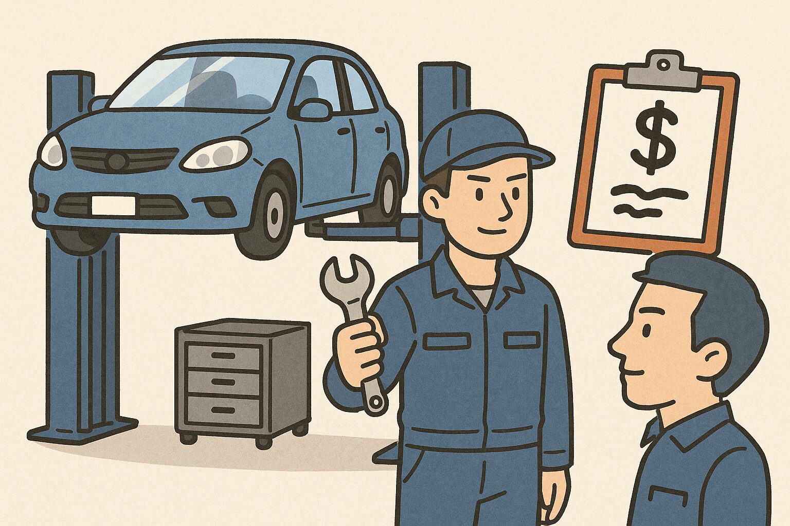 車の修理費用