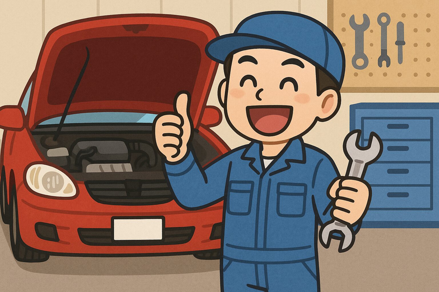 車の修理